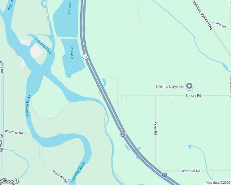 map of restaurants, bars, coffee shops, grocery stores, and more near 770 Elmore Road in Zillah