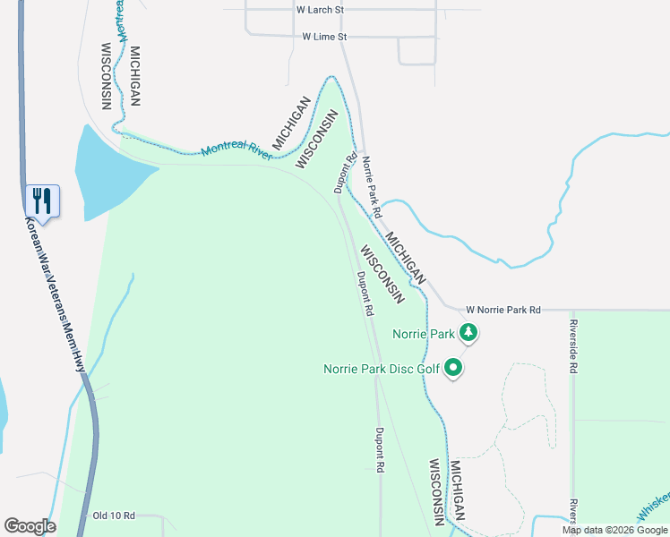 map of restaurants, bars, coffee shops, grocery stores, and more near in Hurley
