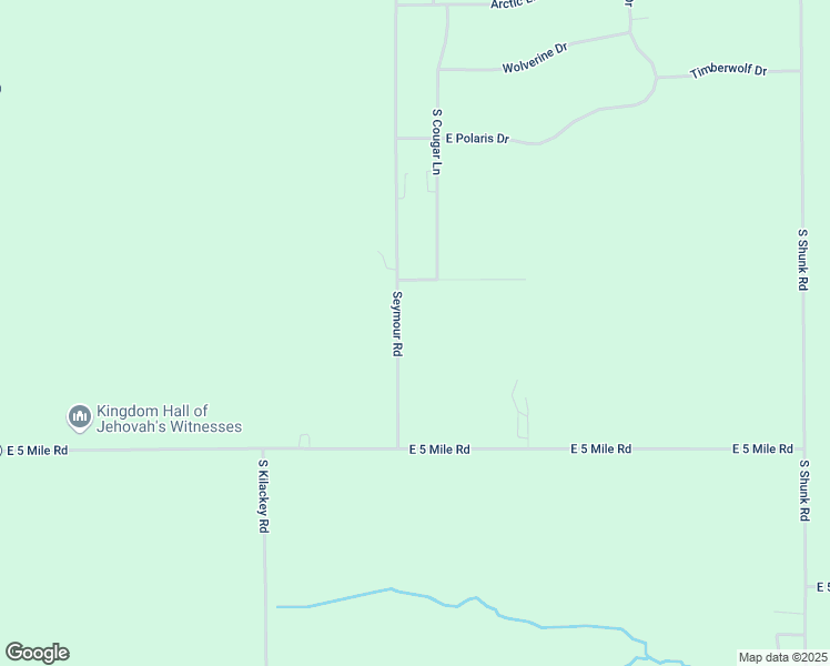 map of restaurants, bars, coffee shops, grocery stores, and more near 4709-4999 Seymour Road in Sault Ste. Marie