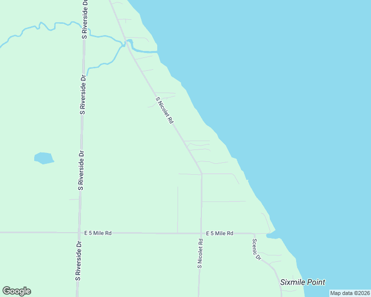 map of restaurants, bars, coffee shops, grocery stores, and more near 4626 South Nicolet Road in Sault Ste. Marie