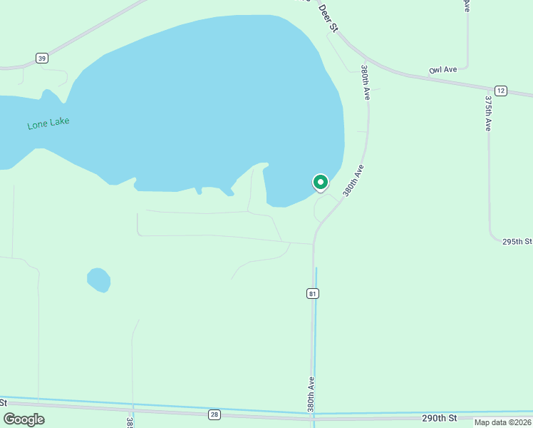 map of restaurants, bars, coffee shops, grocery stores, and more near 38162 297th Lane in Aitkin