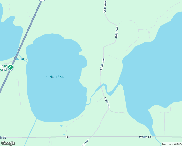map of restaurants, bars, coffee shops, grocery stores, and more near 29501 420th Avenue in Aitkin