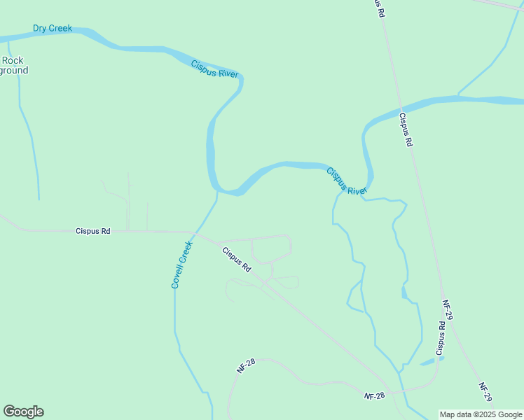 map of restaurants, bars, coffee shops, grocery stores, and more near 2142 Cispus Road in Randle