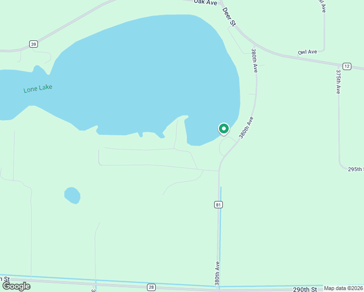 map of restaurants, bars, coffee shops, grocery stores, and more near 38162 297th Lane in Aitkin