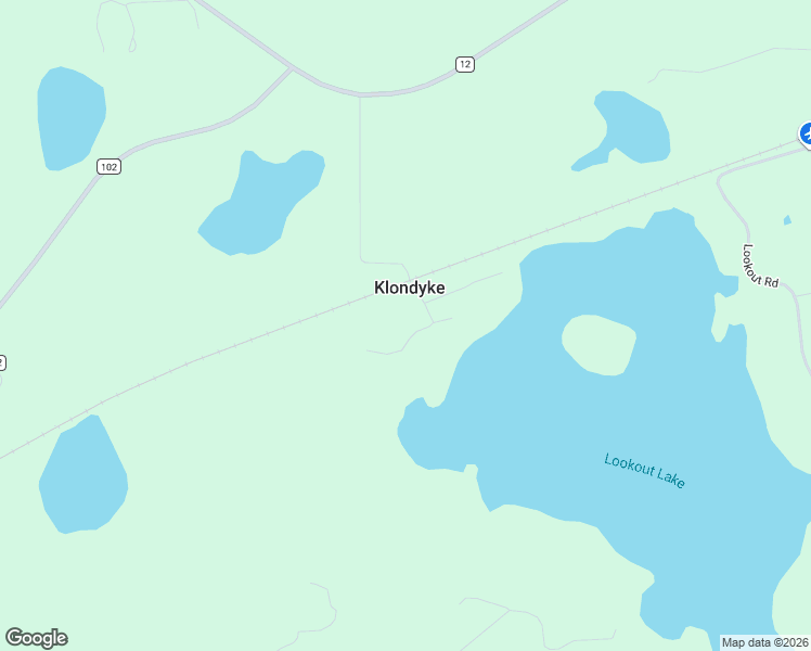 map of restaurants, bars, coffee shops, grocery stores, and more near 19652 Klondyke Road in Ironton