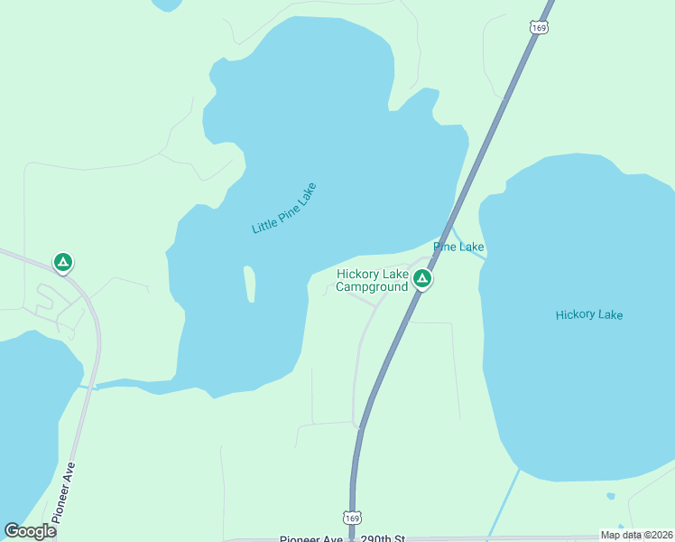 map of restaurants, bars, coffee shops, grocery stores, and more near 42802 296th Lane in Aitkin