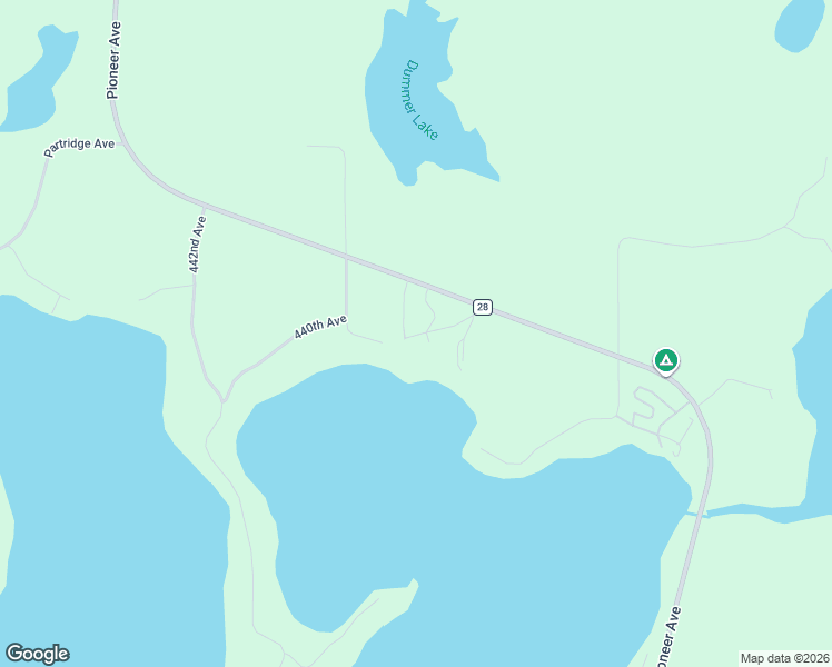 map of restaurants, bars, coffee shops, grocery stores, and more near 29715 Pioneer Avenue in Aitkin