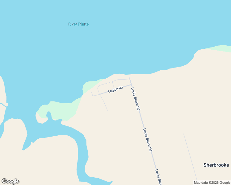 map of restaurants, bars, coffee shops, grocery stores, and more near 50 Legion Road in Sherbrooke