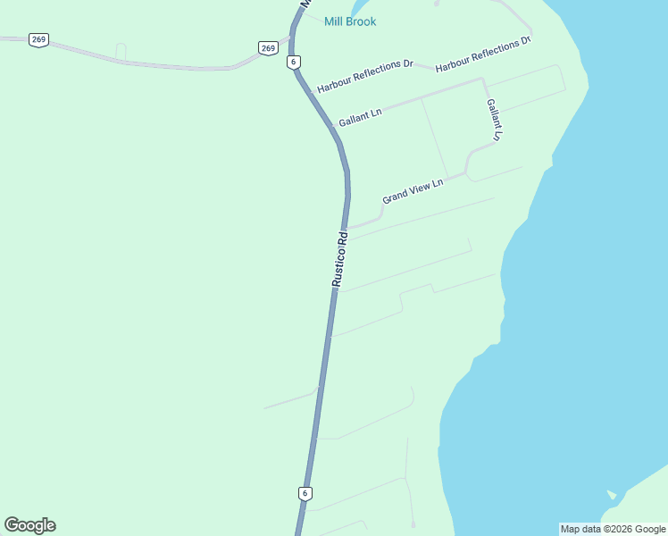 map of restaurants, bars, coffee shops, grocery stores, and more near 6892 Rustico Road in New Glasgow