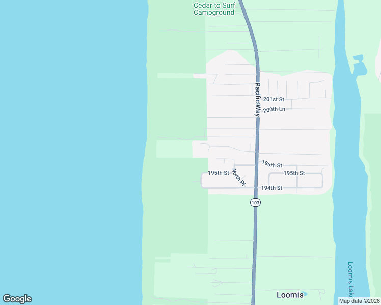 map of restaurants, bars, coffee shops, grocery stores, and more near 1206 197th Street in Long Beach