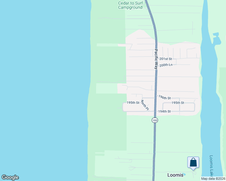 map of restaurants, bars, coffee shops, grocery stores, and more near 1206 197th Street in Long Beach