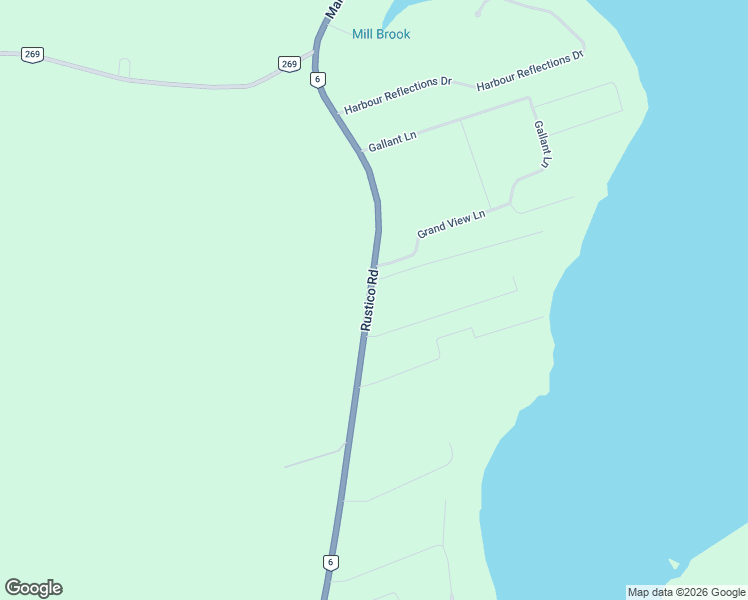 map of restaurants, bars, coffee shops, grocery stores, and more near 6892 Rustico Road in New Glasgow