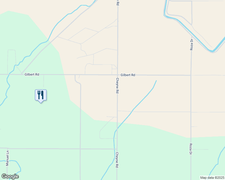 map of restaurants, bars, coffee shops, grocery stores, and more near 2800 Cheyne Road in Zillah