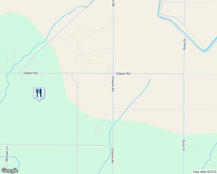 map of restaurants, bars, coffee shops, grocery stores, and more near 2800 Cheyne Road in Zillah