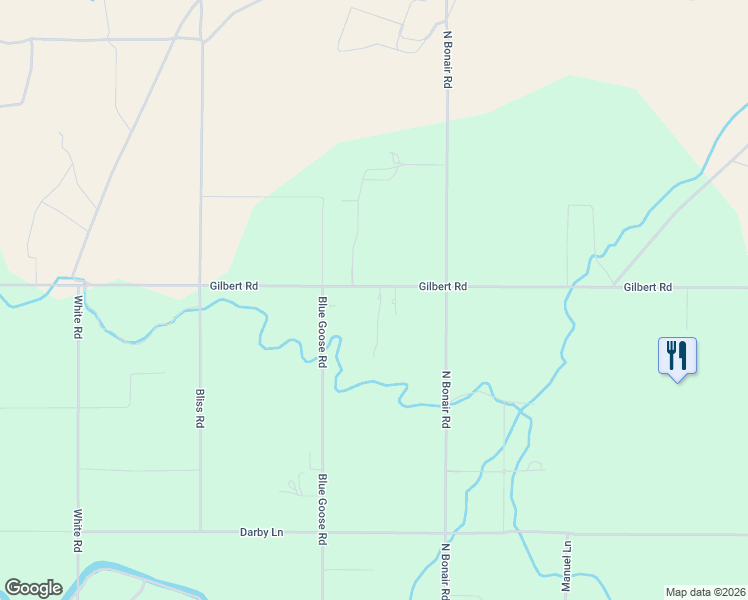 map of restaurants, bars, coffee shops, grocery stores, and more near 1352 Gilbert Road in Zillah