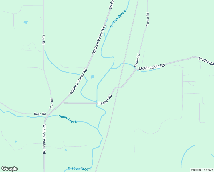 map of restaurants, bars, coffee shops, grocery stores, and more near 1748-1800 Ferrier Road in Winlock