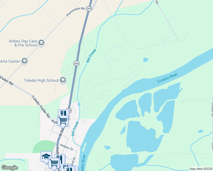 map of restaurants, bars, coffee shops, grocery stores, and more near 162 Middlecrest Drive in Toledo