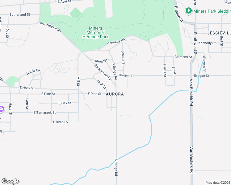 map of restaurants, bars, coffee shops, grocery stores, and more near in Ironwood