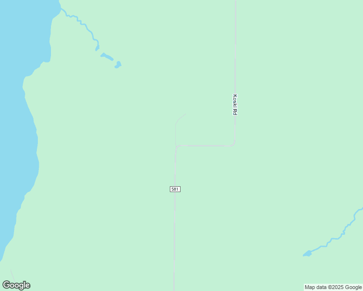 map of restaurants, bars, coffee shops, grocery stores, and more near Koski Road in Au Train