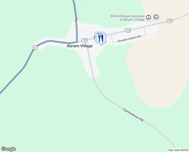 map of restaurants, bars, coffee shops, grocery stores, and more near 2109 Prince Edward Island 165 in Wellington