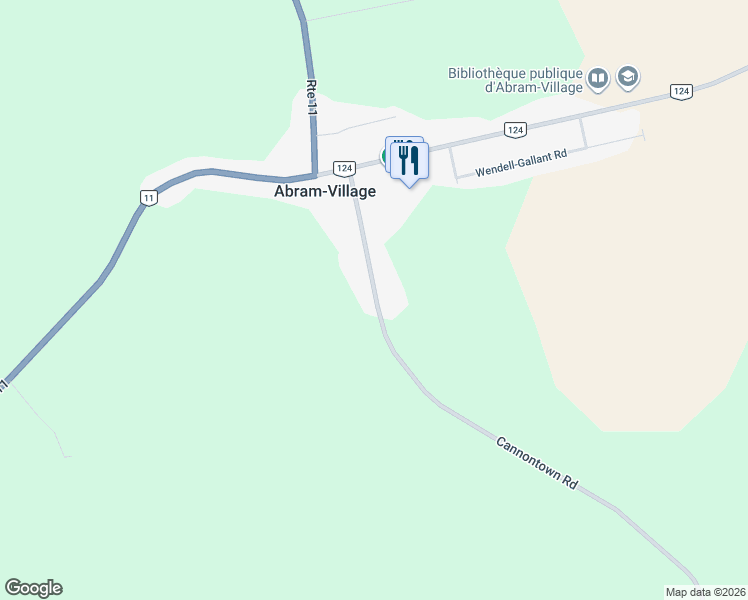 map of restaurants, bars, coffee shops, grocery stores, and more near 2109 Prince Edward Island 165 in Wellington