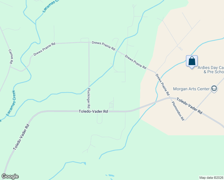 map of restaurants, bars, coffee shops, grocery stores, and more near 365 Toledo-Vader Road in Toledo