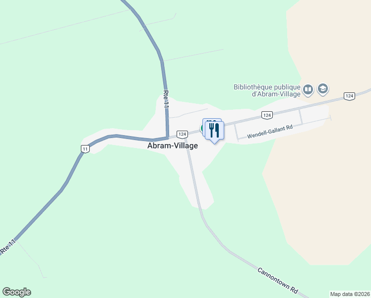 map of restaurants, bars, coffee shops, grocery stores, and more near 2181 Prince Edward Island 165 in Wellington