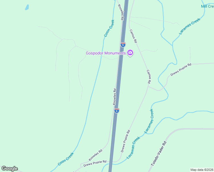 map of restaurants, bars, coffee shops, grocery stores, and more near 440 Knowles Road in Winlock