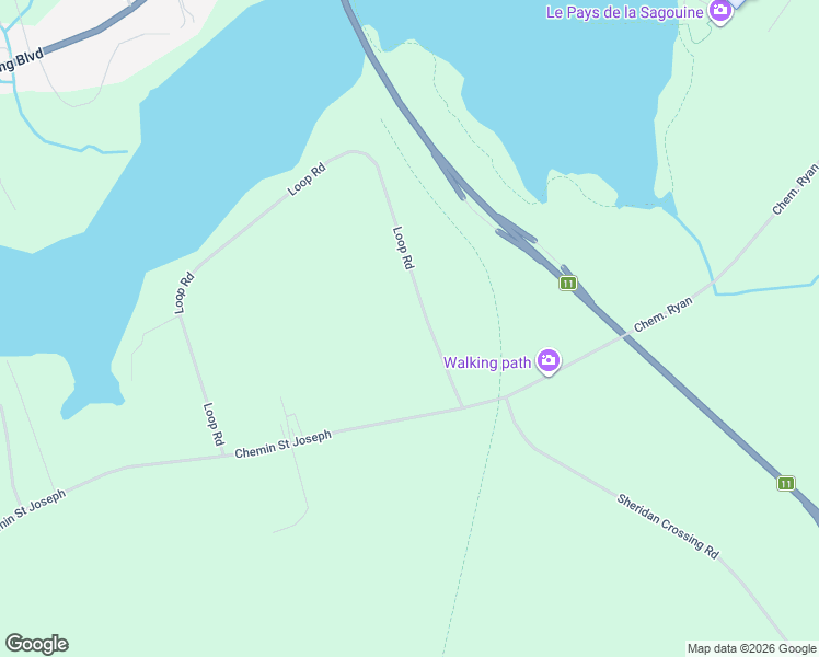 map of restaurants, bars, coffee shops, grocery stores, and more near 61 Chemin Loop in Grand-Bouctouche