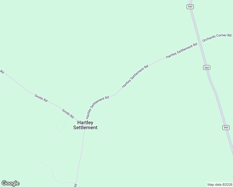 map of restaurants, bars, coffee shops, grocery stores, and more near Hartley Settlement Road in Hartley Settlement