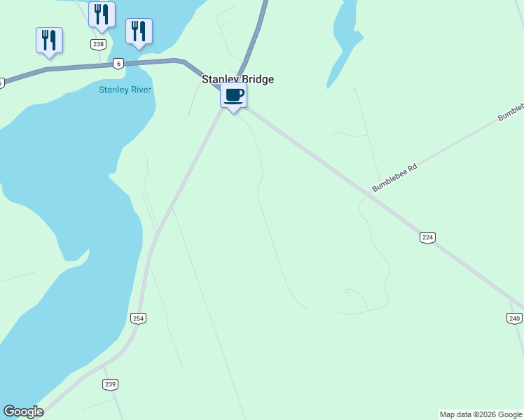 map of restaurants, bars, coffee shops, grocery stores, and more near Schoolhouse Lane in Green Gables