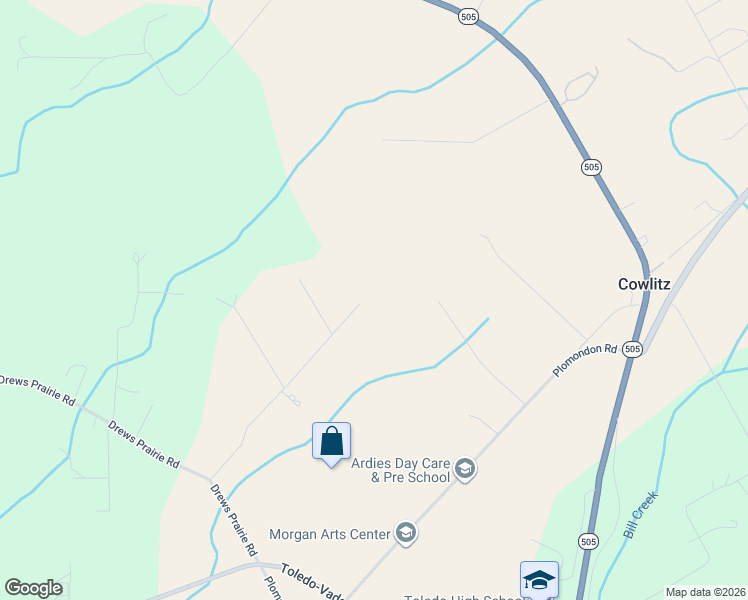 map of restaurants, bars, coffee shops, grocery stores, and more near 182 Twin Peaks Drive in Toledo