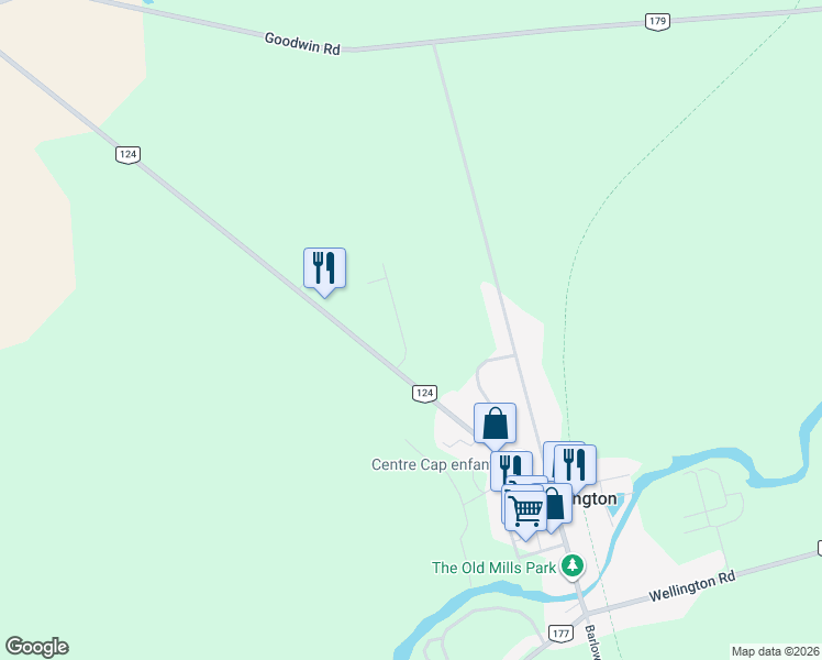 map of restaurants, bars, coffee shops, grocery stores, and more near 9 Spring Street in Wellington