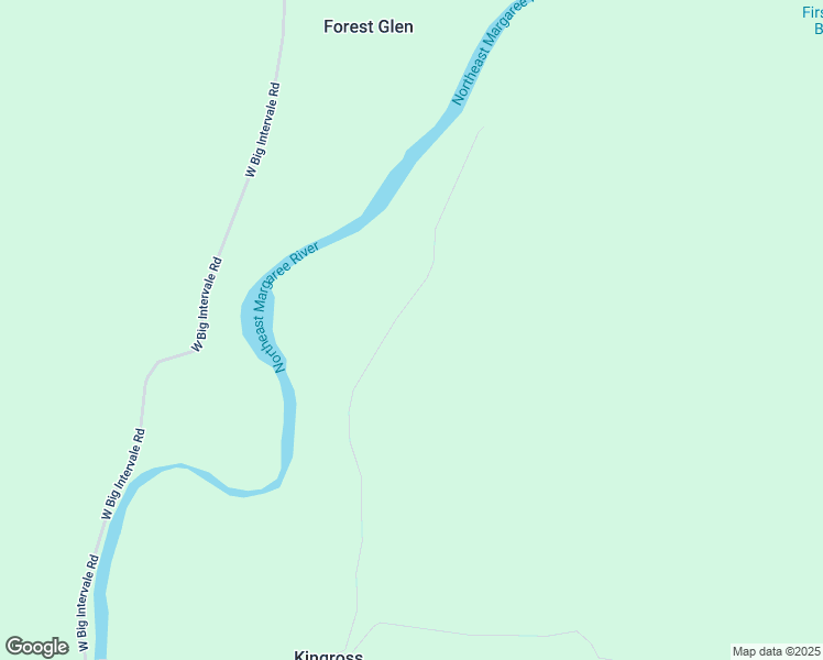 map of restaurants, bars, coffee shops, grocery stores, and more near 3512 East Big Intervale Road in Margaree Valley