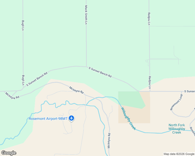 map of restaurants, bars, coffee shops, grocery stores, and more near 2155 South Sunset Bench Road in Stevensville