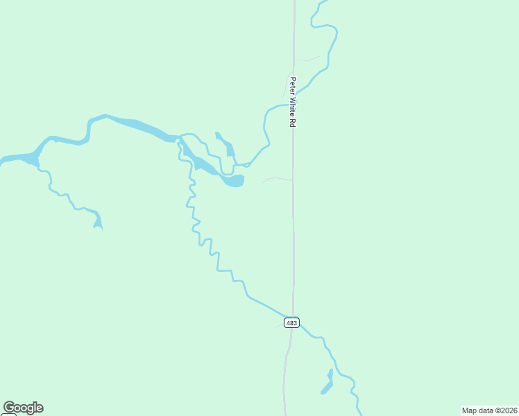 map of restaurants, bars, coffee shops, grocery stores, and more near Peter White Road in Deerton