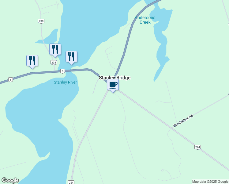 map of restaurants, bars, coffee shops, grocery stores, and more near 10 Schoolhouse Lane in Stanley Bridge