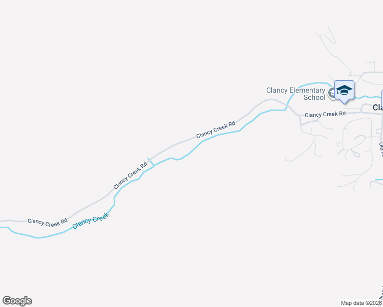 map of restaurants, bars, coffee shops, grocery stores, and more near 88 Clancy Creek Road in Clancy