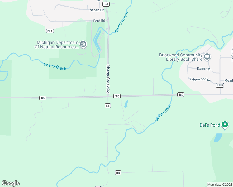 map of restaurants, bars, coffee shops, grocery stores, and more near 108 Cedar Lane in Marquette