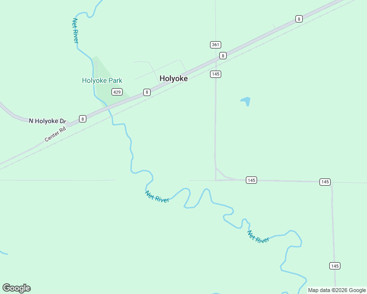 map of restaurants, bars, coffee shops, grocery stores, and more near 4281 County Road 145 in Holyoke