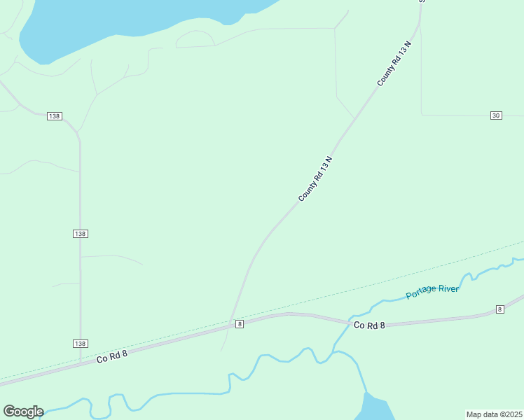 map of restaurants, bars, coffee shops, grocery stores, and more near 128-290 County Road 13 North in Moose Lake
