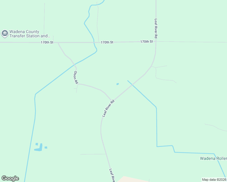 map of restaurants, bars, coffee shops, grocery stores, and more near 10696 Leaf River Road in Wadena