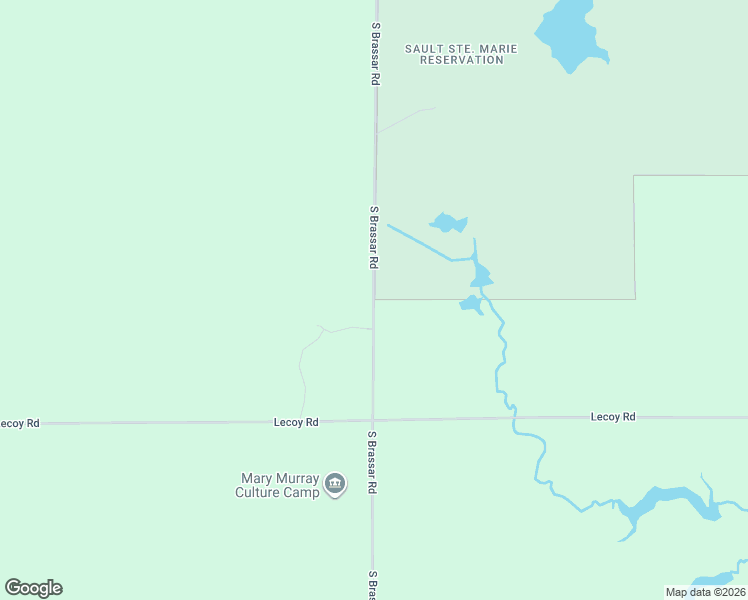 map of restaurants, bars, coffee shops, grocery stores, and more near 2761 South Brassar Road in Sault Ste. Marie