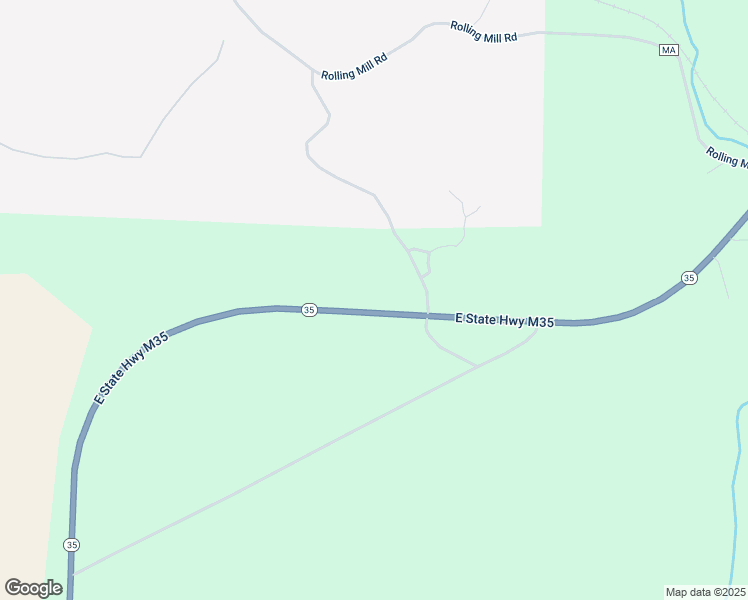map of restaurants, bars, coffee shops, grocery stores, and more near 3167 Michigan 35 in Negaunee