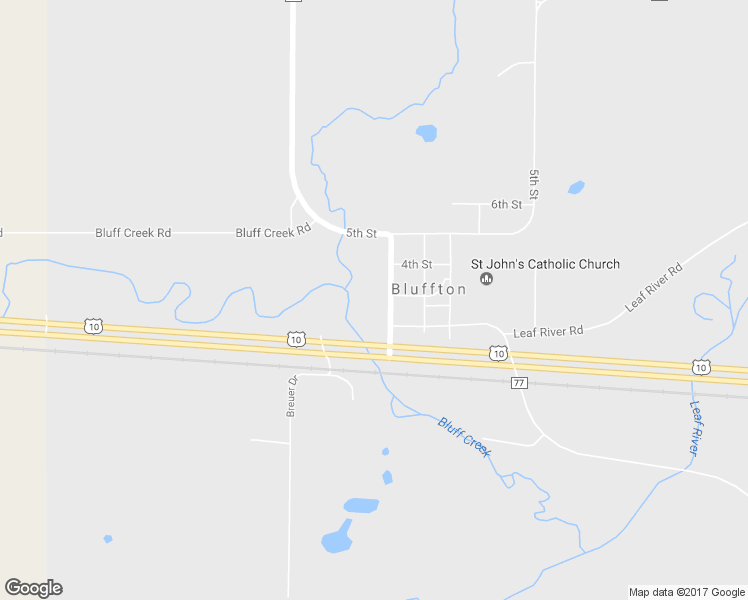 map of restaurants, bars, coffee shops, grocery stores, and more near 207 Prospect Street in Bluffton