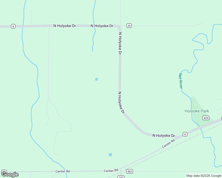 map of restaurants, bars, coffee shops, grocery stores, and more near 1106 North Holyoke Drive in Holyoke