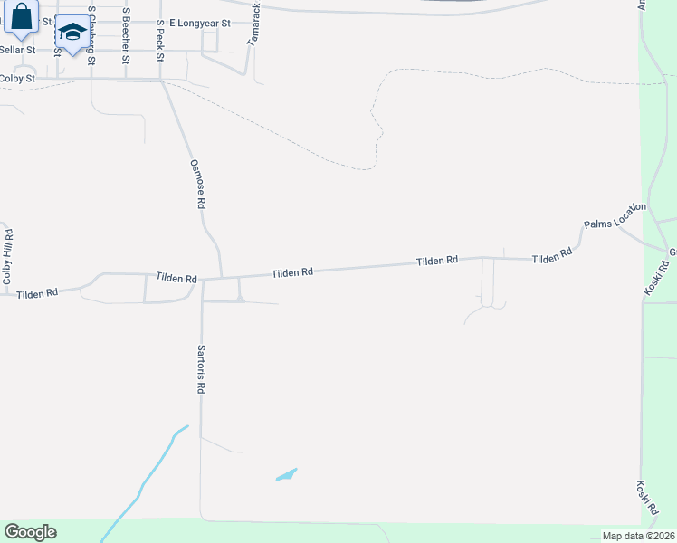 map of restaurants, bars, coffee shops, grocery stores, and more near 901 Tilden Road in Bessemer