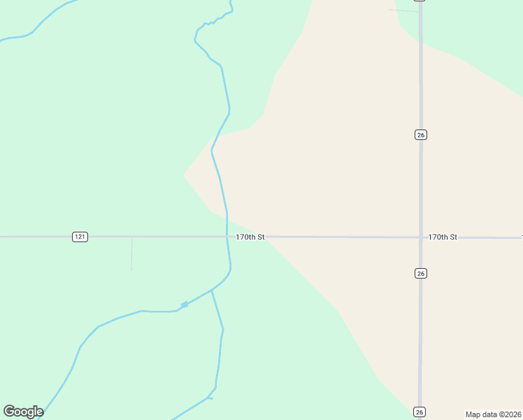 map of restaurants, bars, coffee shops, grocery stores, and more near 22058 170th Street in Verndale