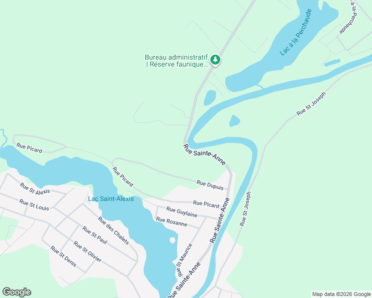 map of restaurants, bars, coffee shops, grocery stores, and more near 611 Rue Sainte-Anne in Saint-Alexis-des-Monts