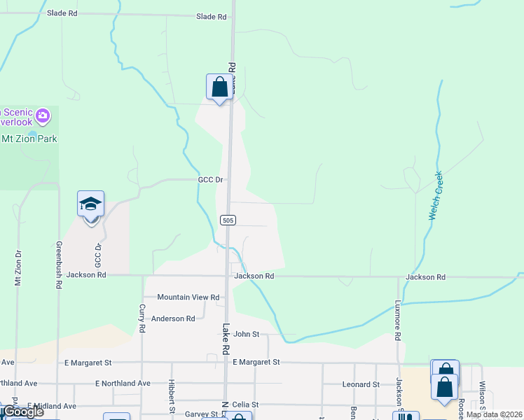 map of restaurants, bars, coffee shops, grocery stores, and more near N10398 Lake Road in Ironwood